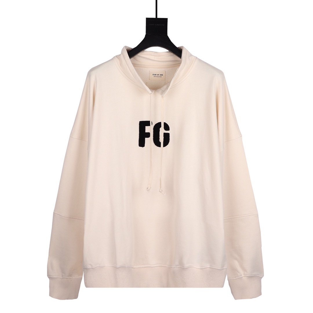 FOG Sweatshirt 100% Cotton Regular Style Rich Drawstring Letter Pattern Hooded Black and White S-XL
FOG Sweatshirt 100% Cotton Regular Style Rich Drawstring Letter Pattern Hooded Black and White S-XL