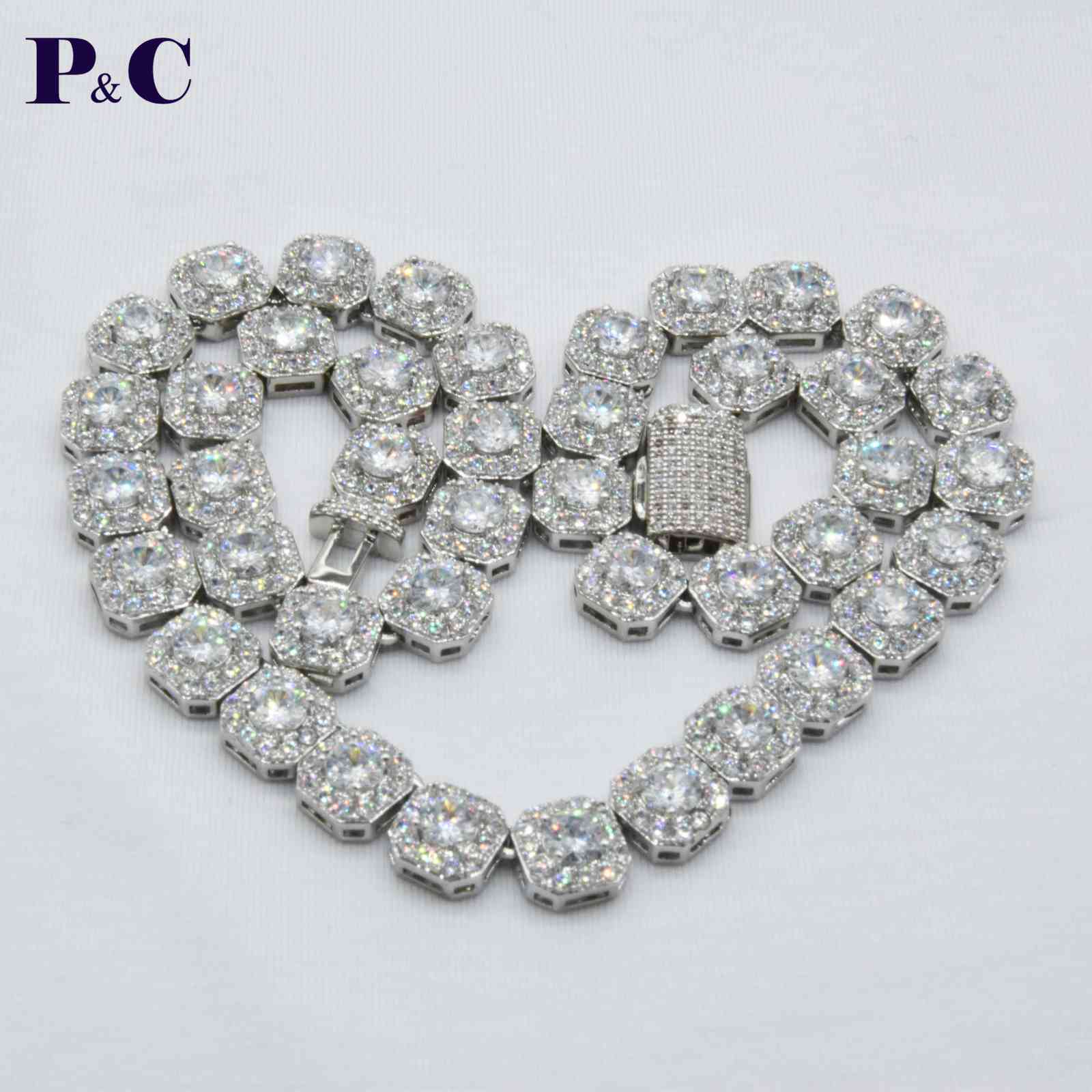 10mm Round Zircon Tennis Chain Necklace Women's Bracelet Iced Out CZ Prong Setting Stones Hip Hop Fashion Jewelry For Men X0509
10mm Round Zircon Tennis Chain Necklace Women's Bracelet Iced Out CZ Prong Setting Stones Hip Hop Fashion Jewelry For Men X0509