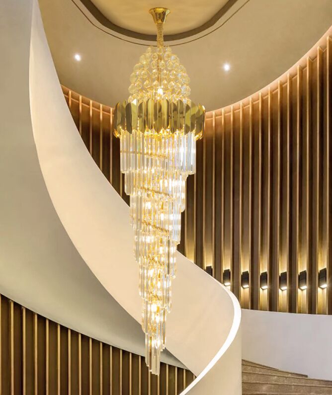Large Gold Imperial K9 Crystal Chandelier for Hotel Hall Living Room Staircase Hanging Pendant Lamp European Big Lighting
Large Gold Imperial K9 Crystal Chandelier for Hotel Hall Living Room Staircase Hanging Pendant Lamp European Big Lighting