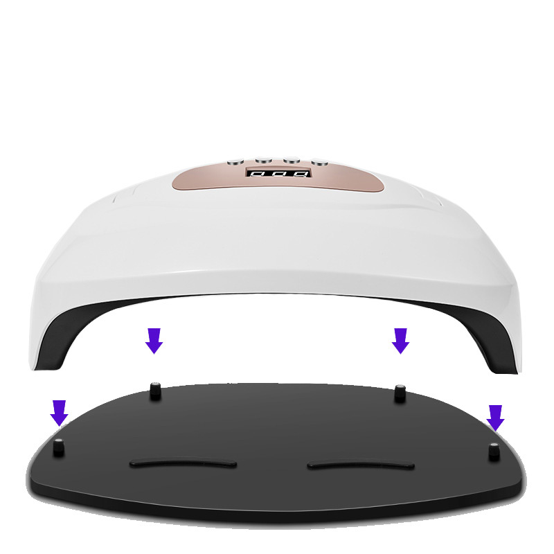 120W SUN X8 Max UV LED Salon 57 LEDs Fast Cure All Gel Polish 10S 30S 60S 99S Powerful Nail Lamp Dryer 210305