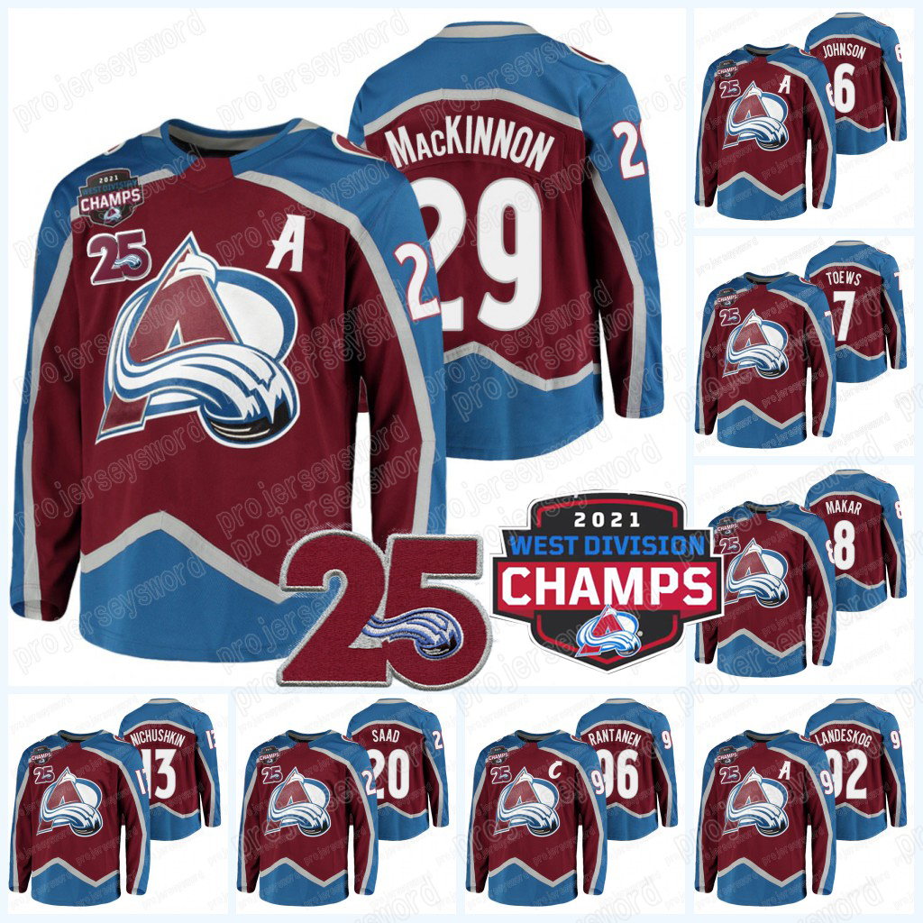 2021 West Division Champions Nathan MacKinnon Colorado Avalanche Jersey Philipp Grubauer N Joe Sakic Gabriel Landeskog Andre Burakovsky Mikko Rantanen, Womens navy 2 s-xxl
2021 West Division Champions Nathan MacKinnon Colorado Avalanche Jersey Philipp Grubauer N Joe Sakic Gabriel Landeskog Andre Burakovsky Mikko Rantanen, Womens navy 2 s-xxl