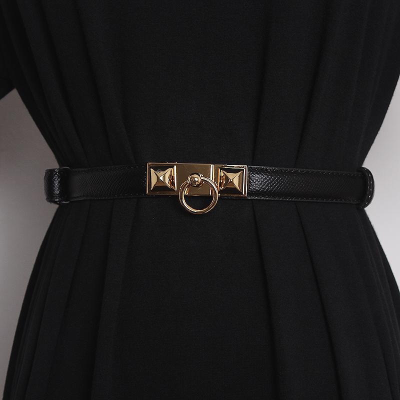 Belts Wholesale Golden Buckle Adjustable Cow Leather Women 2022 Designer Slim Waistband Casual Cowhide Belt Strap Strech, Black;brown
Belts Wholesale Golden Buckle Adjustable Cow Leather Women 2022 Designer Slim Waistband Casual Cowhide Belt Strap Strech, Black;brown