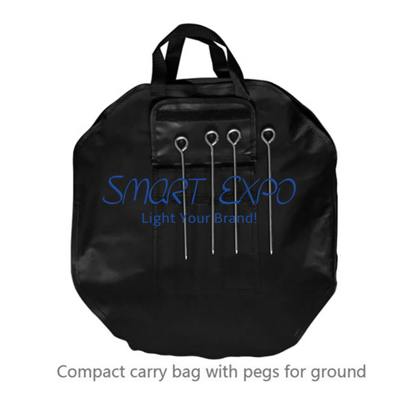 Horizontal Pop Up Banner Double Sided Advertising Display Board Sign W169xH69cm with Custom Prints Portable Carry Bag