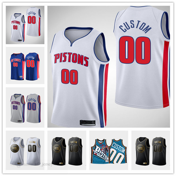 Custom Mens women youth DetroitPistonsblack blue white Throwback City Basketball jersey
Custom Mens women youth DetroitPistonsblack blue white Throwback City Basketball jersey