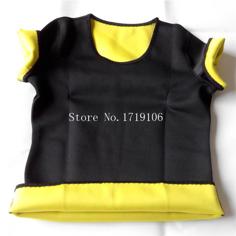 Men's Body Shapers Shapewear For Men Sauna Sweating T-shirt Vest Neoprene Shaper Abdomen Fat Burn Belly Control Slimming Leotard Shirt Corse