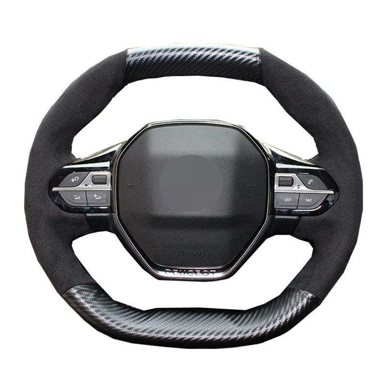 Steering Wheel Covers Car Cover Anti-Slip Black Genuine Leather For 4008 2021 3008 Accessories
Steering Wheel Covers Car Cover Anti-Slip Black Genuine Leather For 4008 2021 3008 Accessories
