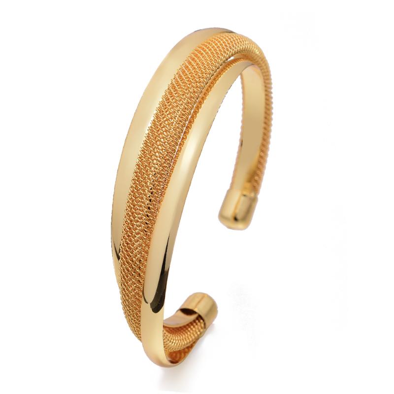 Bangle 4pcs/lot Dubai Gold Color Bangles For Women Vintage Bride Wedding Africa Arab Jewelry