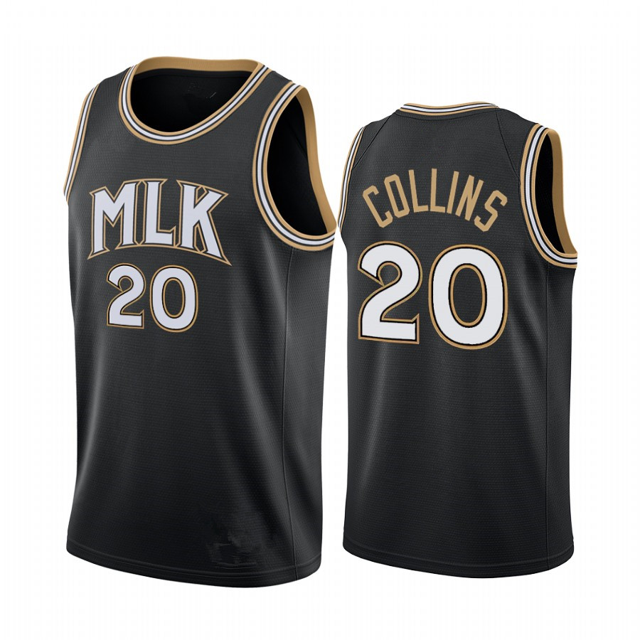Hawk MEN John Collins #20 2020-21 Association City Statement basketball Jersey, Black
Hawk MEN John Collins #20 2020-21 Association City Statement basketball Jersey, Black