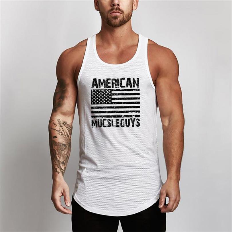 mens american flag cotton summer bodybuilding fitness tank for men mesh active muscle guys sleeveless shirts vests, White;black
mens american flag cotton summer bodybuilding fitness tank for men mesh active muscle guys sleeveless shirts vests, White;black
