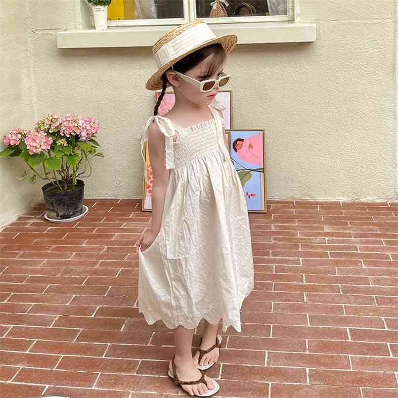 Summer Children's dress Cotton Strap Embroidered Princess Girl's Baby Dress girl clothes 210702, Beige
Summer Children's dress Cotton Strap Embroidered Princess Girl's Baby Dress girl clothes 210702, Beige