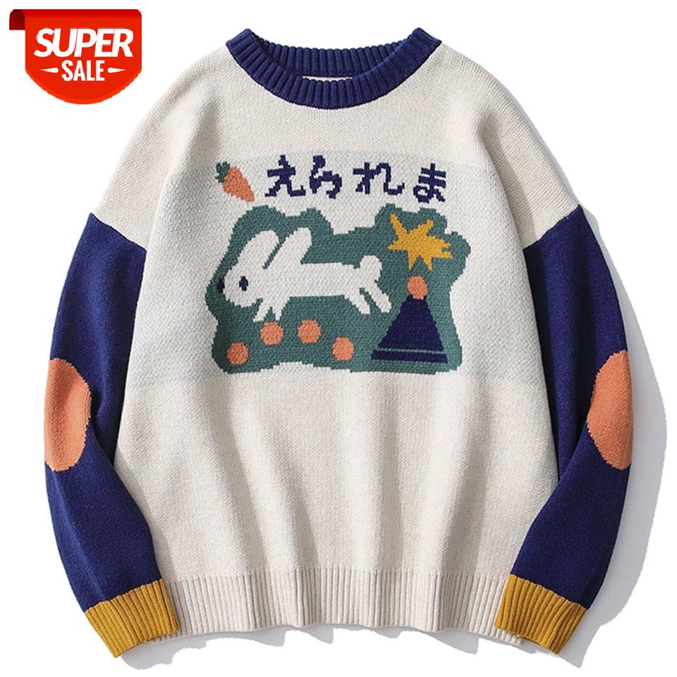 Harajuku Oversized Block Rabbit Print Knitted Sweater O-neck Sweater Pullover Streetwear 2021 Hip Hop Men Knit Jumper Unisex #XV3q, White;black
Harajuku Oversized Block Rabbit Print Knitted Sweater O-neck Sweater Pullover Streetwear 2021 Hip Hop Men Knit Jumper Unisex #XV3q, White;black