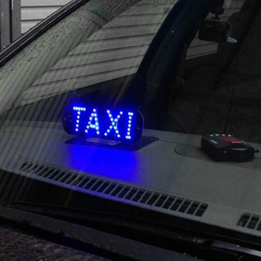 TAXI Cab Windscreen Windshield LED Light Sign Car High Brightness Lamp Bulb for drivers hot sale