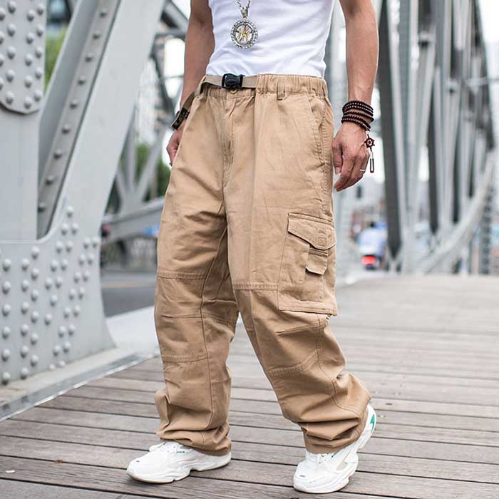 Trendy Loose Baggy Cargo Pants Men Casual Hiphop Harem Cotton Straight Trousers Wide Leg Plus Size Streetwear Clothing, Gray
Trendy Loose Baggy Cargo Pants Men Casual Hiphop Harem Cotton Straight Trousers Wide Leg Plus Size Streetwear Clothing, Gray