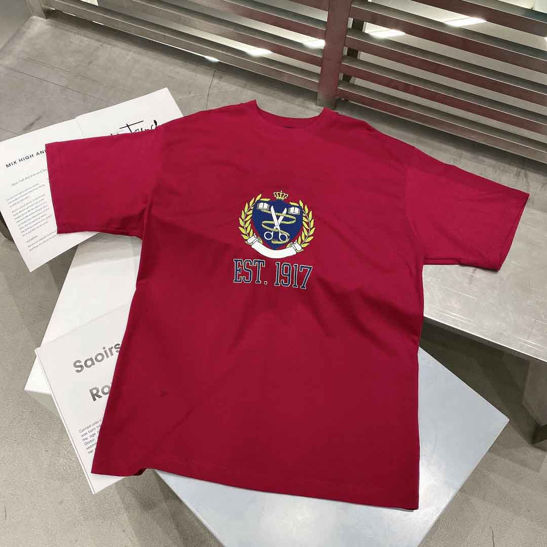 2021ss spring and summer new high grade cotton printing short sleeve round neck panel T-Shirt Size: -l-xl-xxl-xxxl Color: black white gf2gd3g, Red
2021ss spring and summer new high grade cotton printing short sleeve round neck panel T-Shirt Size: -l-xl-xxl-xxxl Color: black white gf2gd3g, Red