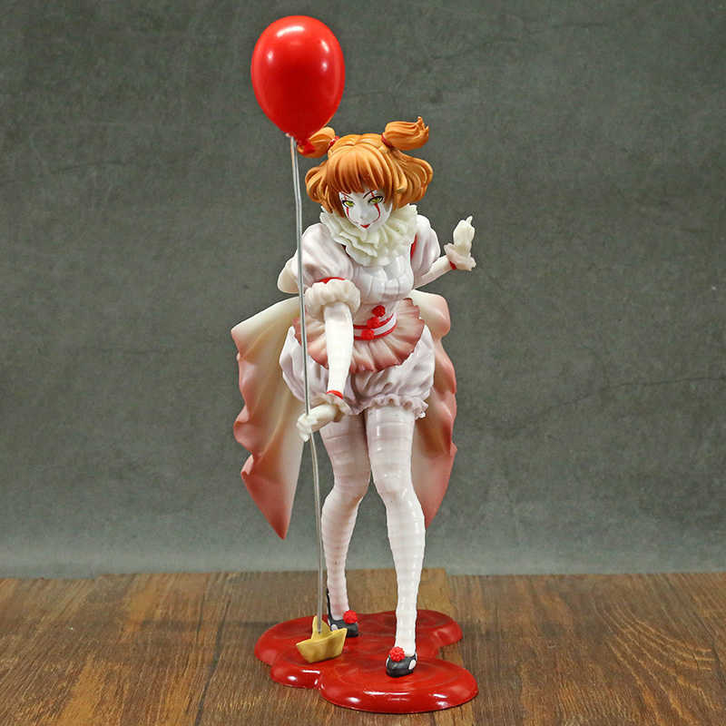 Horror Bishoujo Statue Pennywise Collection Figure Model Toy Brinquedos Figurals Q0621
Horror Bishoujo Statue Pennywise Collection Figure Model Toy Brinquedos Figurals Q0621