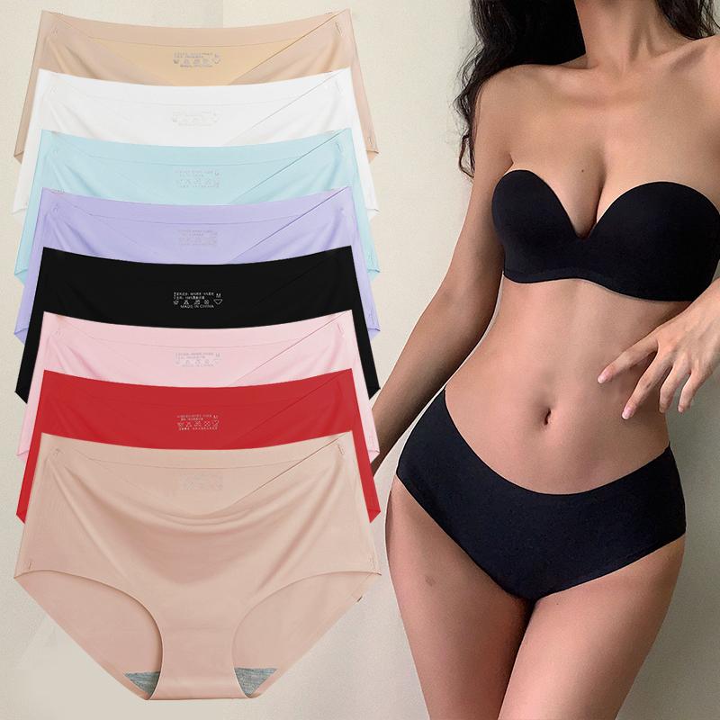 Women's Panties 8pcs Underwear Ice Silk Sexy Seamless Briefs Female Lingerie Stretch Cute High Quality, Khaki 8pcs
Women's Panties 8pcs Underwear Ice Silk Sexy Seamless Briefs Female Lingerie Stretch Cute High Quality, Khaki 8pcs