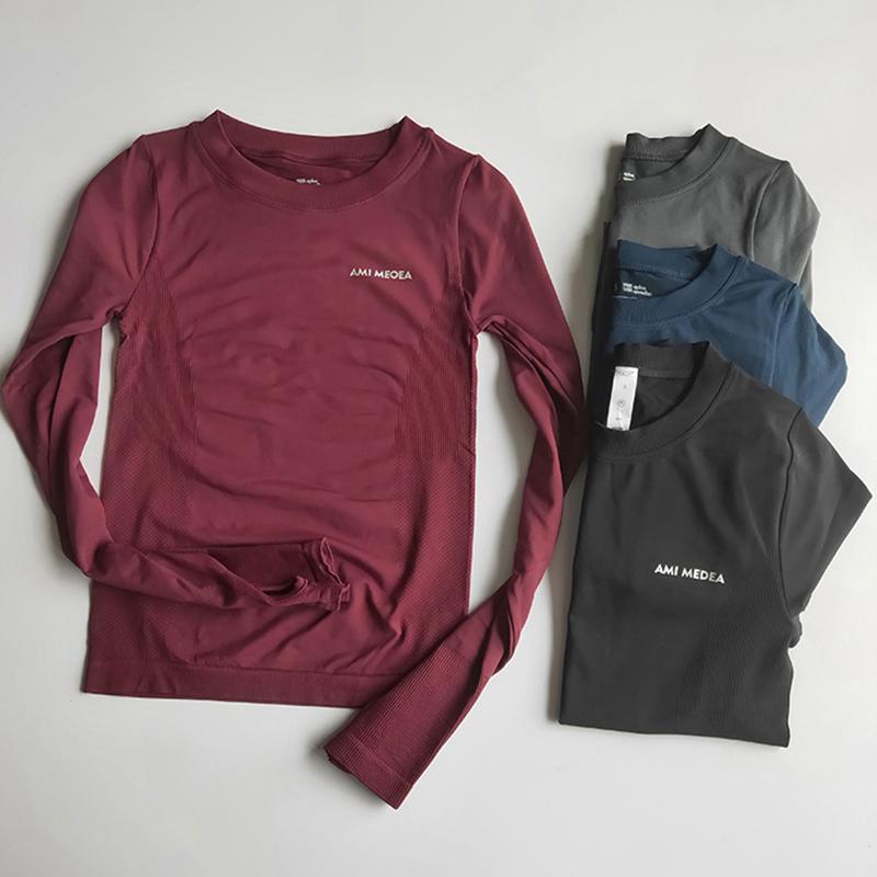 Women's T-Shirt Fitness T Shirt Women Sportswear Yoga Tops Slim Elastic Female Long Sleeve Compression Shirts Workout Sweatshirts