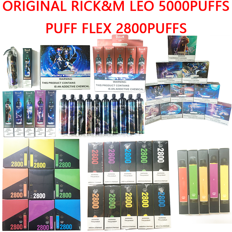 Original RickM LEO 5000 Puffs Rechargeable Disposable Vape Pen E Cigarette Device With RGB Light 1100mAh Battery 12ml Cartridge Big Vapor Kit vs PUFF FLEX
Original RickM LEO 5000 Puffs Rechargeable Disposable Vape Pen E Cigarette Device With RGB Light 1100mAh Battery 12ml Cartridge Big Vapor Kit vs PUFF FLEX