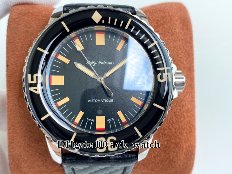Fifty Fathoms Barakuda 5008B-1130-B52A Miyota 8215 Automatic Mens Watch Black Dial Ceramic Bezel 5015E-1130-B52A High Quality Gents Watches Leather Strap
Fifty Fathoms Barakuda 5008B-1130-B52A Miyota 8215 Automatic Mens Watch Black Dial Ceramic Bezel 5015E-1130-B52A High Quality Gents Watches Leather Strap