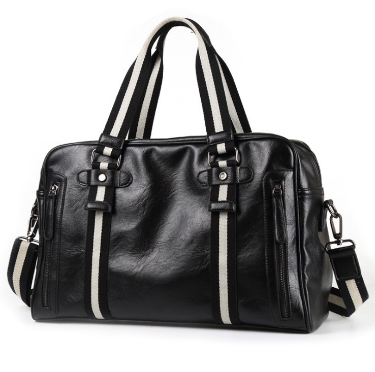 Male Leather Travel Bag Large Duffle Independent Storage Big Fitness Handbag Luggage Shoulder Bags, Black
Male Leather Travel Bag Large Duffle Independent Storage Big Fitness Handbag Luggage Shoulder Bags, Black