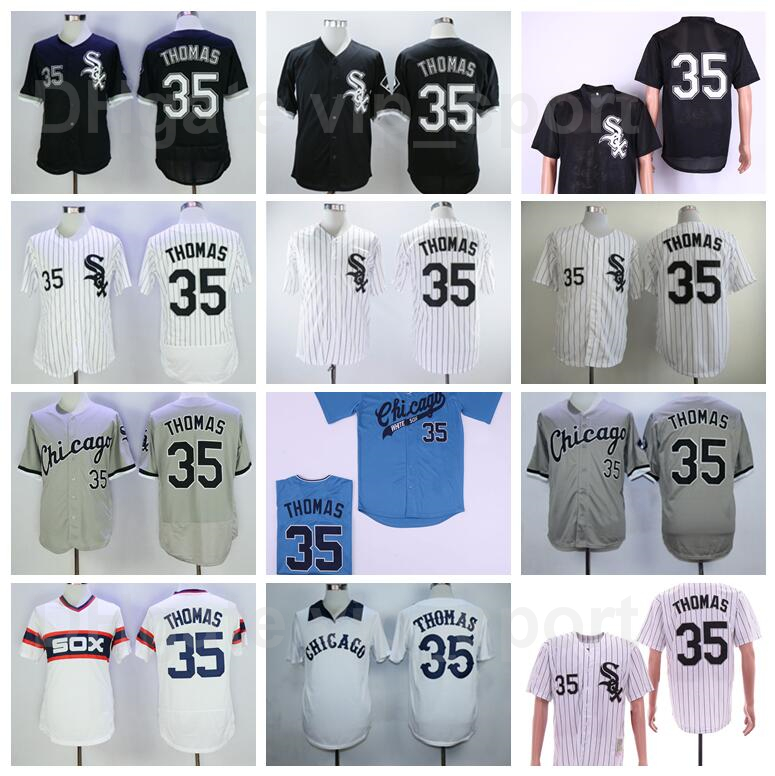 Retro 2005 Baseball Vintage 35 Frank Thomas Jersey Stitched Team Black White Grey Blue Flexbase Cool Base Cooperstown Pinstripe Pullover Men, Blue;black
Retro 2005 Baseball Vintage 35 Frank Thomas Jersey Stitched Team Black White Grey Blue Flexbase Cool Base Cooperstown Pinstripe Pullover Men, Blue;black