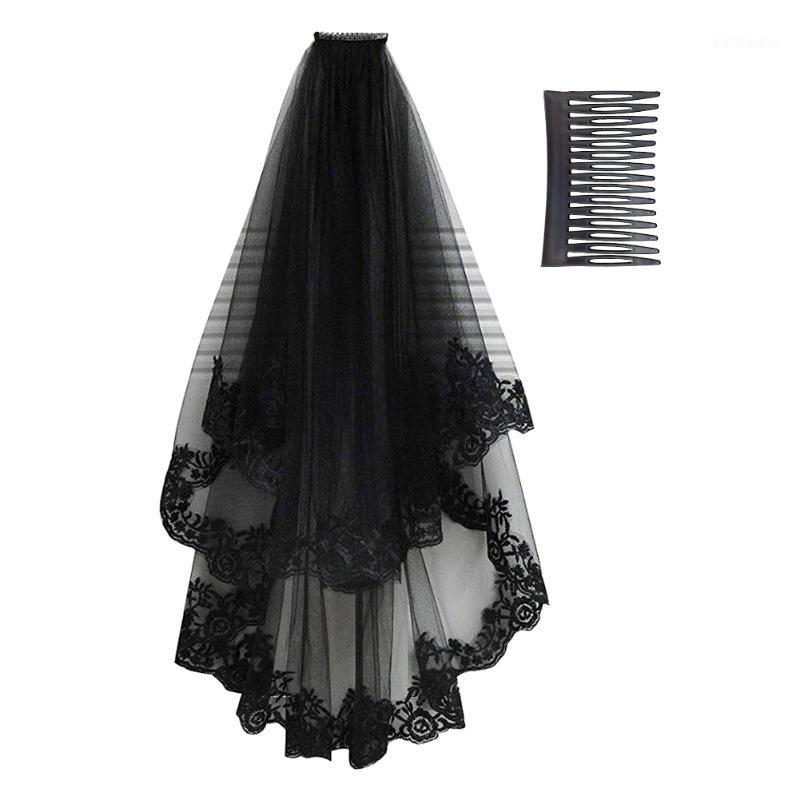 Short Bridal Veil Wedding Accessories Hair Jewelry Black Cathedral With Comb Lace Edge Two Layers Tulle Clips & Barrettes, Golden;silver
Short Bridal Veil Wedding Accessories Hair Jewelry Black Cathedral With Comb Lace Edge Two Layers Tulle Clips & Barrettes, Golden;silver
