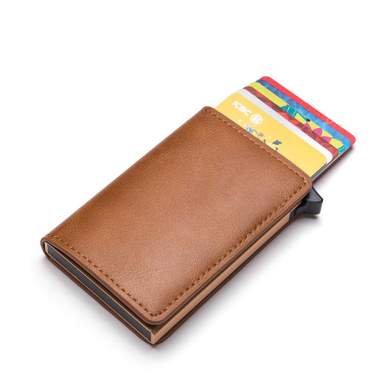 Free Shipping Sleek Aluminum Card Wallet With Auto Eject Button - Perfect Combination Of Style & Security Designer Bag Luxury Bag Tote Bag