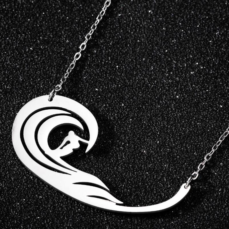 Pendant Necklaces Necklace Stainless Steel Men In The Wave Surfing Charm Punk SportNecklaces Ocean Jewelry Lover Club Gifts
Pendant Necklaces Necklace Stainless Steel Men In The Wave Surfing Charm Punk SportNecklaces Ocean Jewelry Lover Club Gifts
