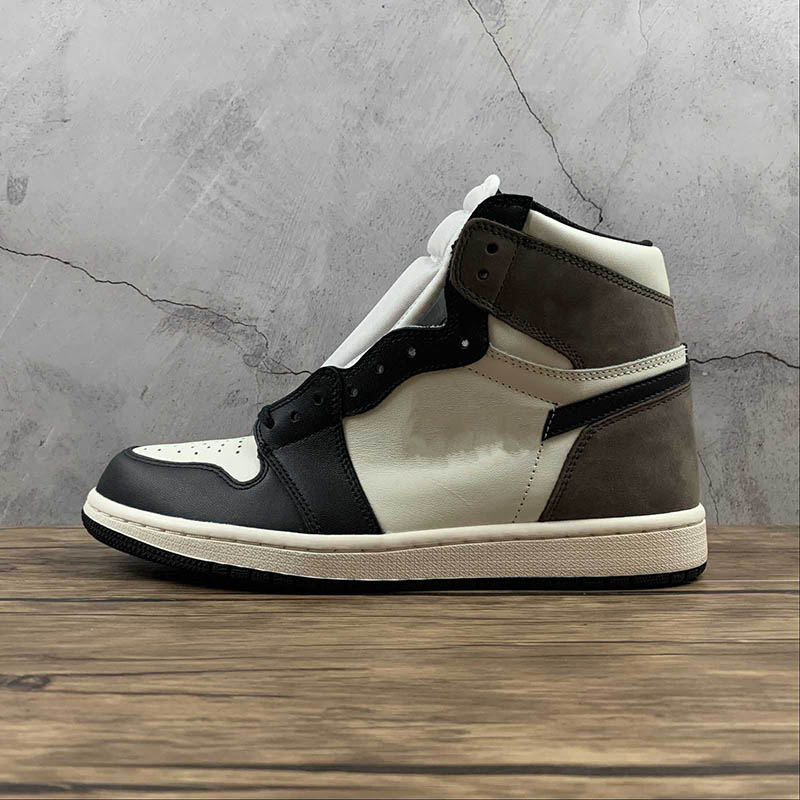 TOP Authentic 1 Dark Mocha Sail Black Women Basketball Shoes High OG 1s Men Sports Sneakers Retro With Box, #2 
TOP Authentic 1 Dark Mocha Sail Black Women Basketball Shoes High OG 1s Men Sports Sneakers Retro With Box, #2