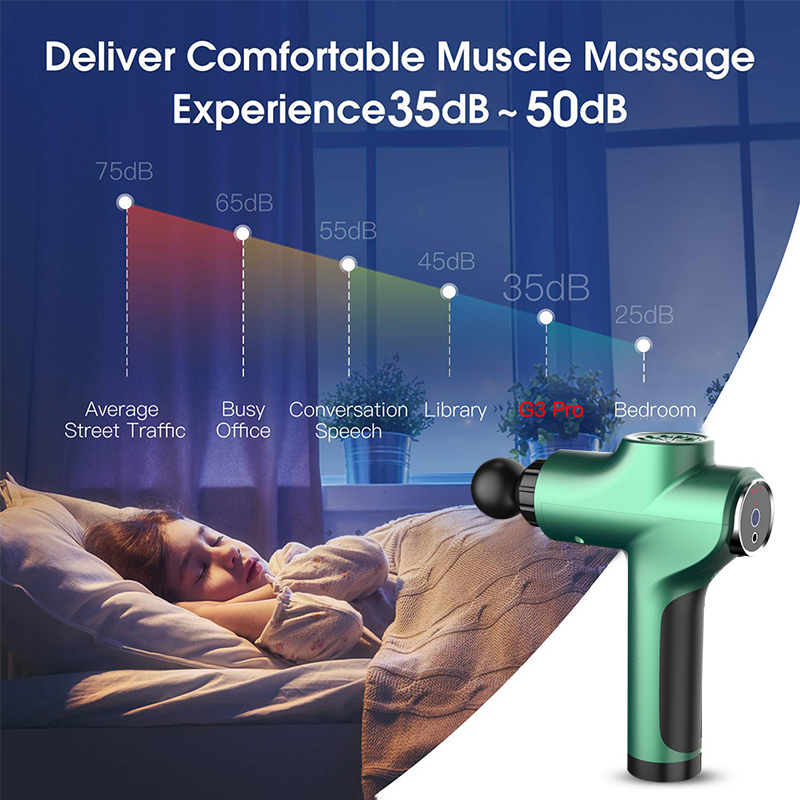 Muscle Massager Gun Usb Charging Gun Massage black Massage Gun Massager Muscle Relax MG51001 210309