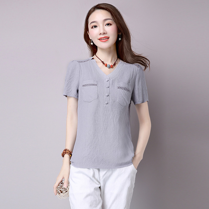 2021 New Shirts Women Summer t Plus Size Korea Style Cotton T-shirt Ladies V-neck Slim Casual T-shirts Camiseta Mujer Wx04 Pniq, White
2021 New Shirts Women Summer t Plus Size Korea Style Cotton T-shirt Ladies V-neck Slim Casual T-shirts Camiseta Mujer Wx04 Pniq, White