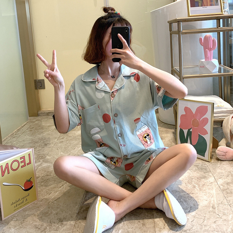 Sweet Cartoon Printed 2pcs Paige a Young Miss Turklin Short Shirt Shorts Ximc, Color-1
Sweet Cartoon Printed 2pcs Paige a Young Miss Turklin Short Shirt Shorts Ximc, Color-1