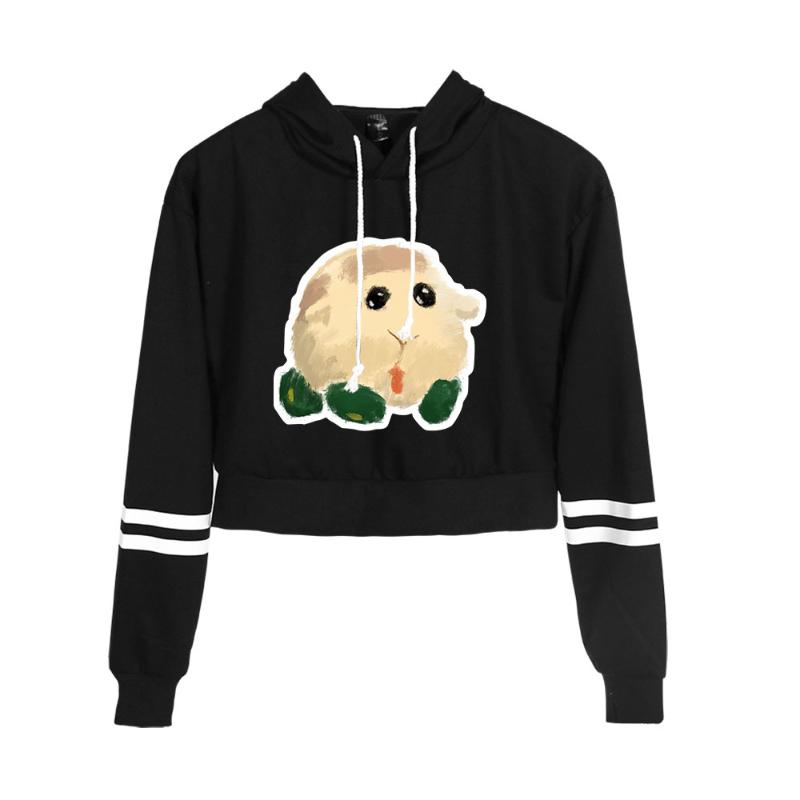 Women's Hoodies & Sweatshirts Pui Molcar Anime Fashion Cropped Women Hooded Pullover Crop Tops Female Casual Streetwear Clothes, Black
Women's Hoodies & Sweatshirts Pui Molcar Anime Fashion Cropped Women Hooded Pullover Crop Tops Female Casual Streetwear Clothes, Black
