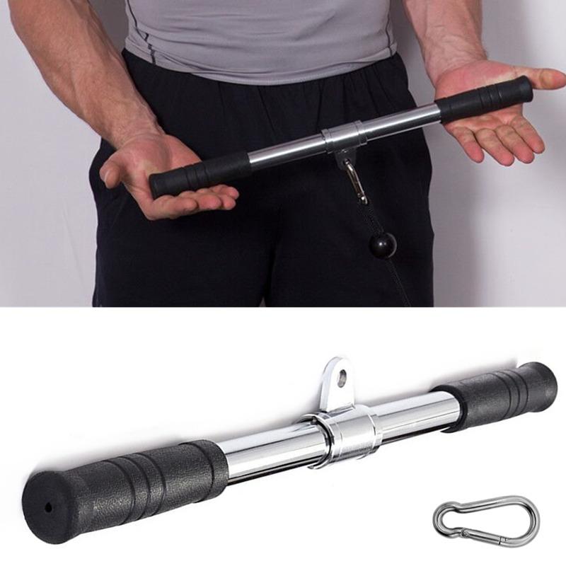 Accessories Rotating Straight Bar LAT Pull Down Rowing Handle Cable Attachment For Home Gym Tricep Arm Muscles TrainingAccessories
Accessories Rotating Straight Bar LAT Pull Down Rowing Handle Cable Attachment For Home Gym Tricep Arm Muscles TrainingAccessories