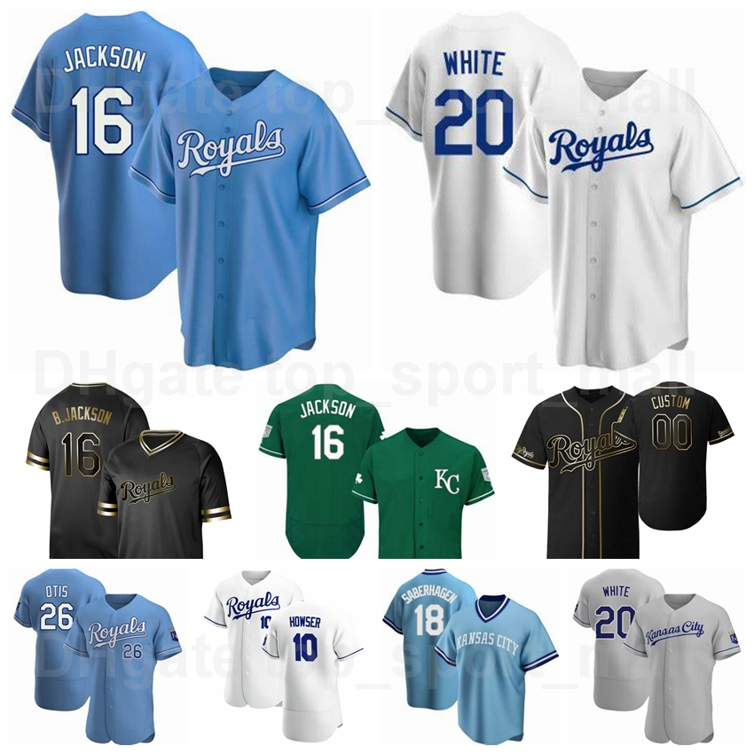 Baseball 16 Bo Jackson Jersey 20 Frank White 10 Dick Howser 26 Amos Otis 18 Bret Saberhagen Team Cooperstown Pullover Man Woman Youth, Blue;black
Baseball 16 Bo Jackson Jersey 20 Frank White 10 Dick Howser 26 Amos Otis 18 Bret Saberhagen Team Cooperstown Pullover Man Woman Youth, Blue;black