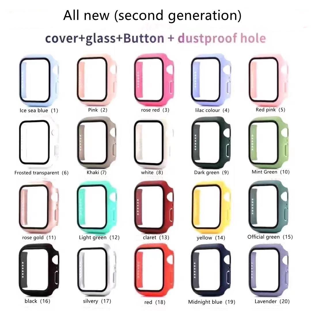 Apple Watch Cases Tempered Glass Screen Protector For iWatch Series 6 SE 5 4 3 2 smartwatch 40mm 44mm 42MM 38MM Full Coverage, Leave the colors you want
Apple Watch Cases Tempered Glass Screen Protector For iWatch Series 6 SE 5 4 3 2 smartwatch 40mm 44mm 42MM 38MM Full Coverage, Leave the colors you want