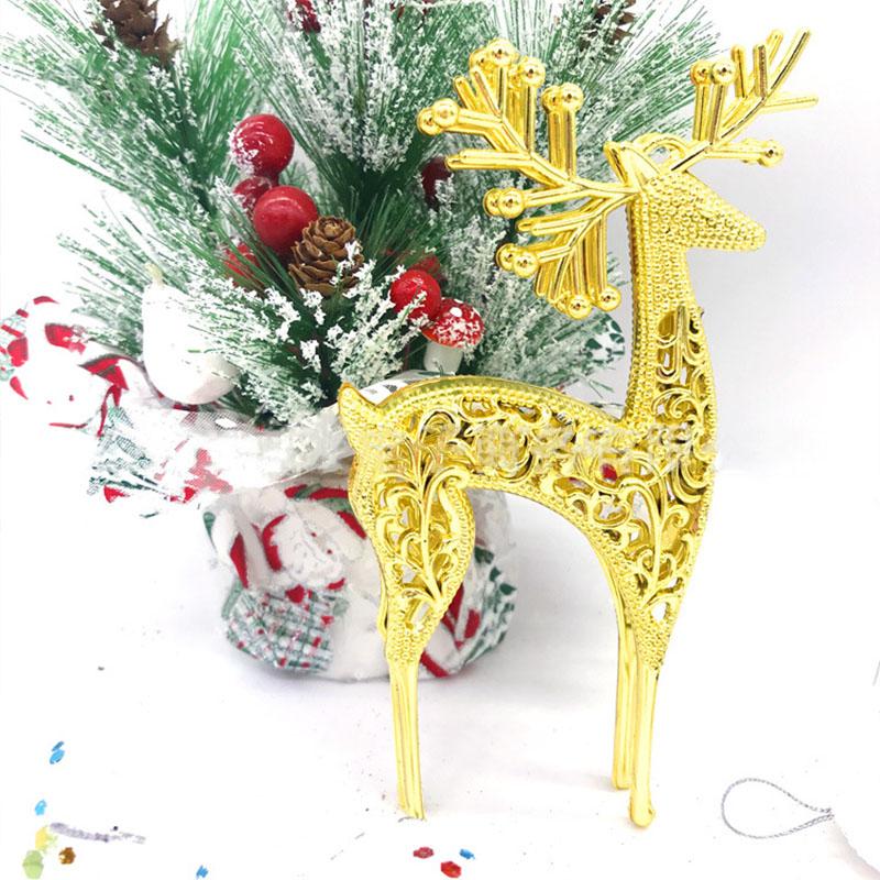 Christmas Decorations Hollow Deer Elk Xmas Tree Decor Pendant Plastic Electroplating Merry For Home
Christmas Decorations Hollow Deer Elk Xmas Tree Decor Pendant Plastic Electroplating Merry For Home