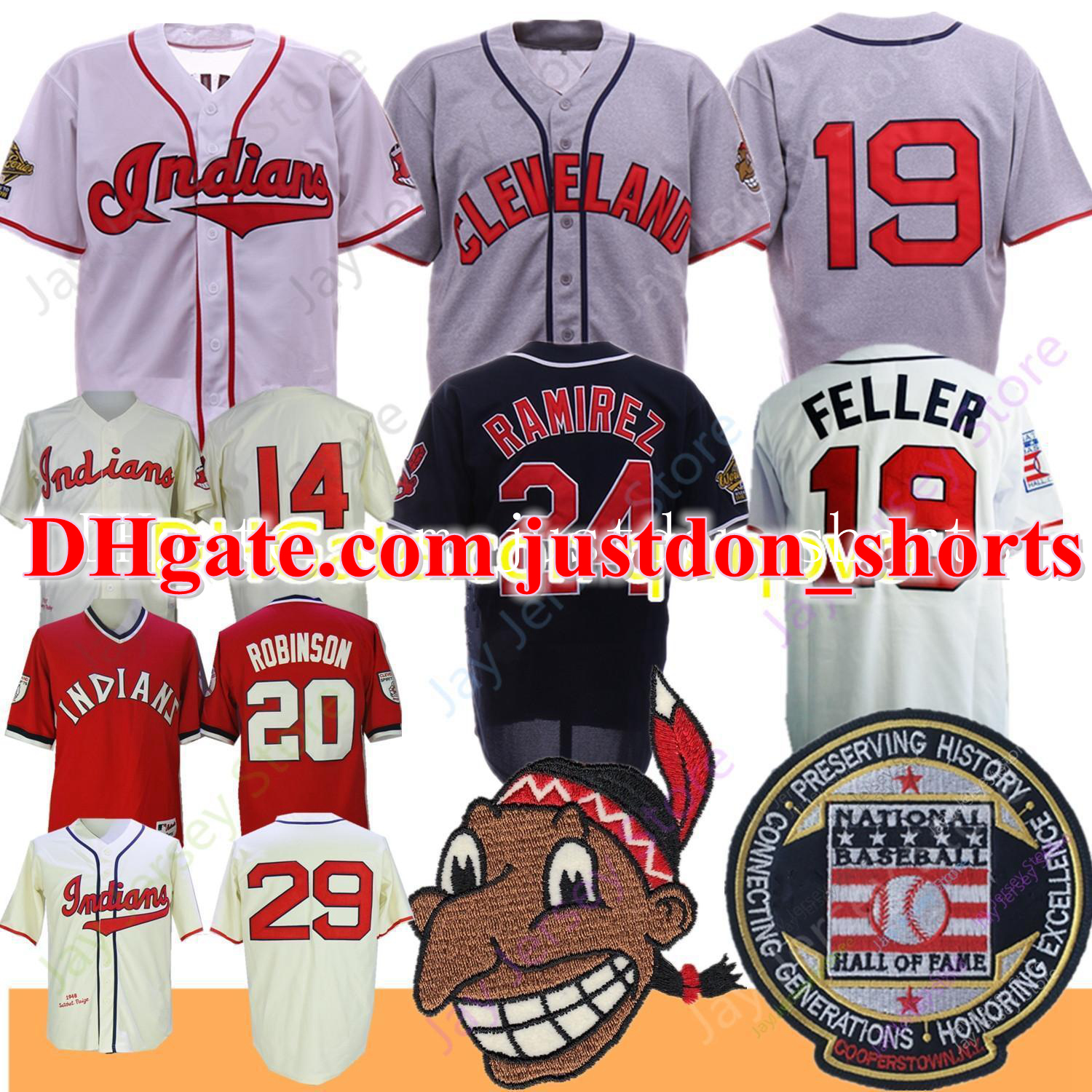 Vintage Jersey Larry Doby Bob Feller Frank Robinson Manny Ramirez Satche Paige Baseball Hall Of Fame Patch Shirts, Blue;black
Vintage Jersey Larry Doby Bob Feller Frank Robinson Manny Ramirez Satche Paige Baseball Hall Of Fame Patch Shirts, Blue;black