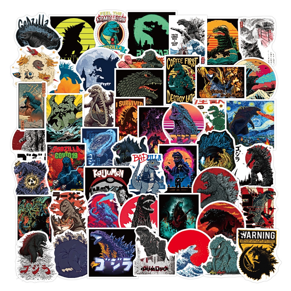 50PCS/Lot Godzilla Monster creative graffiti sticker Decals for Laptop Skateboard Guitar Motorcycle luggage home deocration vinly stickers
50PCS/Lot Godzilla Monster creative graffiti sticker Decals for Laptop Skateboard Guitar Motorcycle luggage home deocration vinly stickers