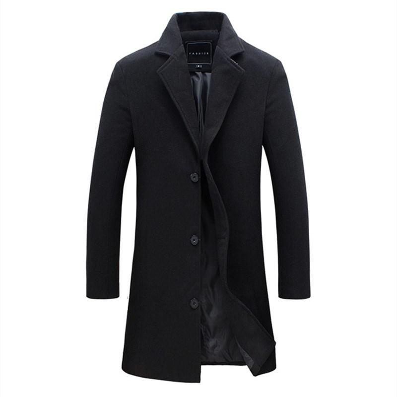 Men's Trench Coats Mens Coat 2021 Fashion Lengthened Simple Luxury Wool Winter Single Breasted Windproof Slim Men 5XL, Tan;black
Men's Trench Coats Mens Coat 2021 Fashion Lengthened Simple Luxury Wool Winter Single Breasted Windproof Slim Men 5XL, Tan;black