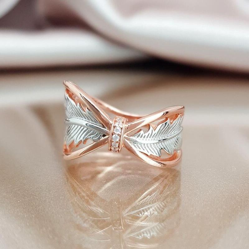 Cluster Rings Arrival Rose Gold Leaf Big Band With Zircon Stone For Women Wedding Engagement Cute Ring Fashion Jewelry 2021
Cluster Rings Arrival Rose Gold Leaf Big Band With Zircon Stone For Women Wedding Engagement Cute Ring Fashion Jewelry 2021