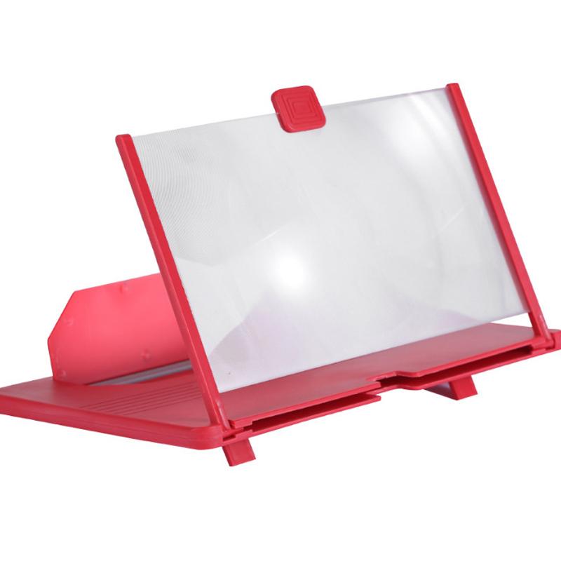 Cell Phone Mounts & Holders Universal Mobile Screen Magnifier 3D Enlarger Magnifying Video Projector Bracket Desktop Holder Stand For