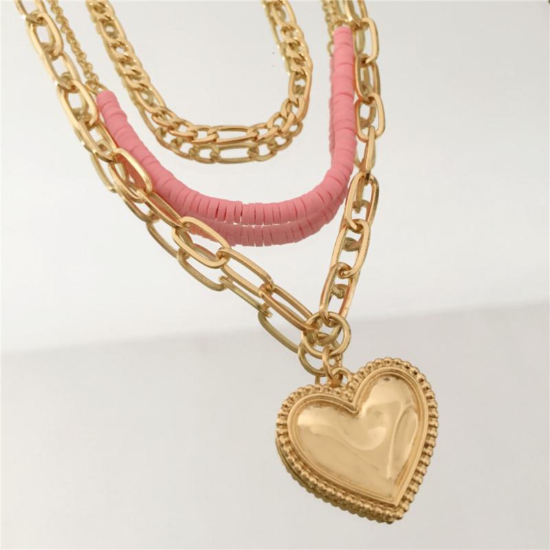 Pendant Necklaces Boho Beads Fashion Multi Layer Love Pendants For Women Gold Metal Heart Necklace Design Jewelry Gift
Pendant Necklaces Boho Beads Fashion Multi Layer Love Pendants For Women Gold Metal Heart Necklace Design Jewelry Gift