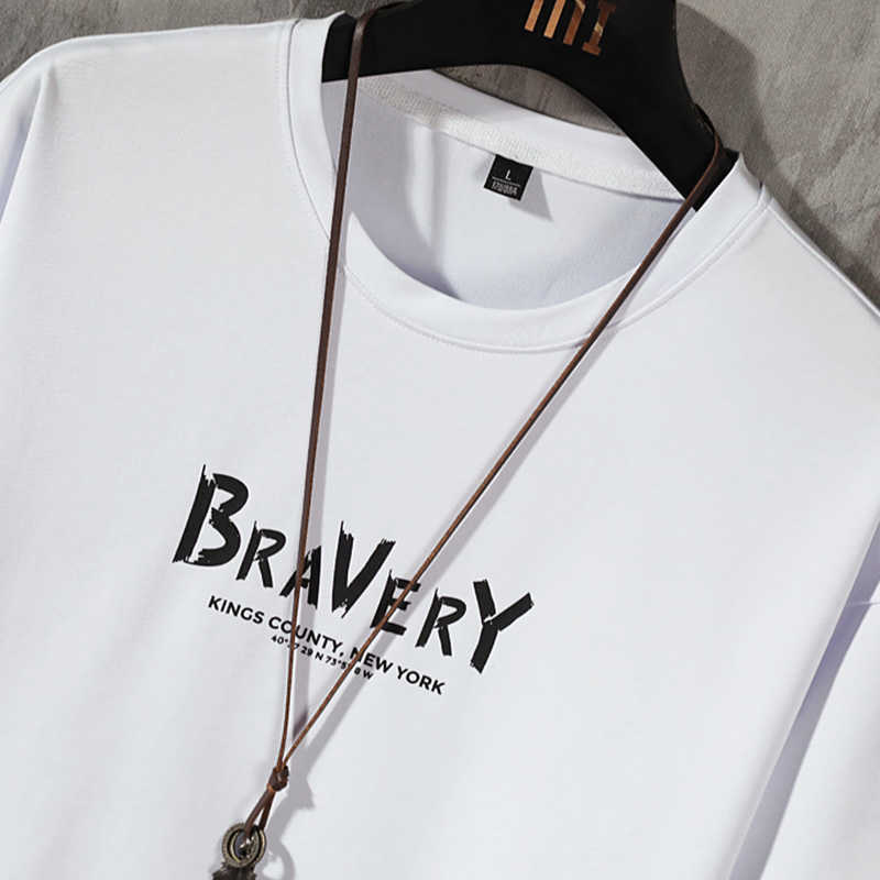 Casual Men's Sets Summer Tracksuit Mens Print Short Sleeve T-shirt 2 Piece+Shorts high Quality Short Set Fashion Sportswear 5XL 210603