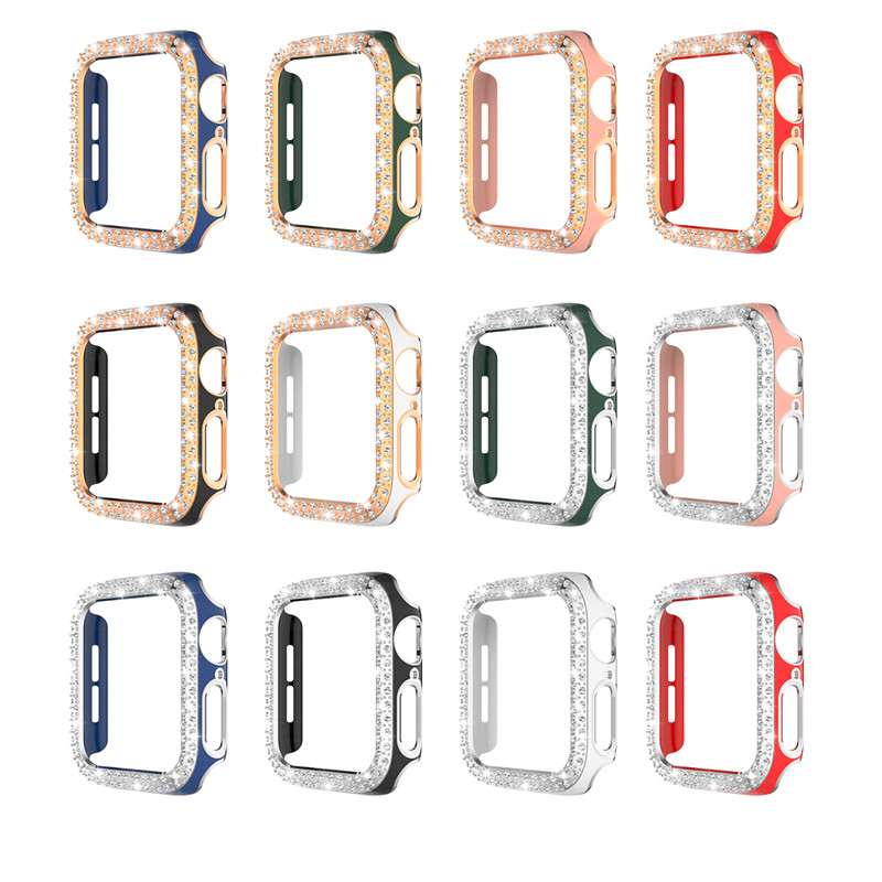 dual color plating with 2 rows diamonds Watch case for Apple iwatch 6/5/4/3/2/1, Mixed colors
dual color plating with 2 rows diamonds Watch case for Apple iwatch 6/5/4/3/2/1, Mixed colors