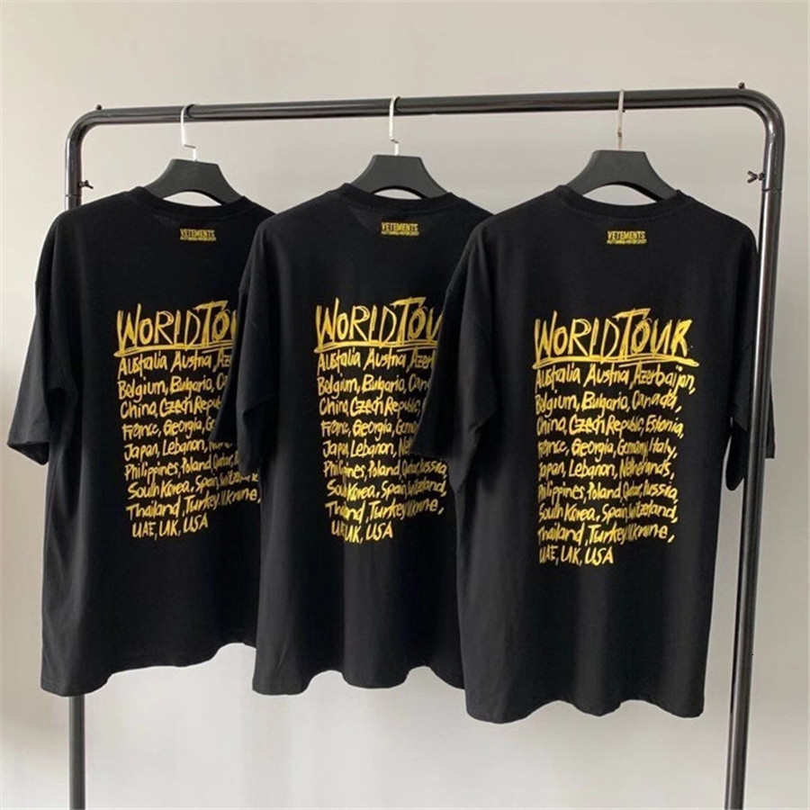 2021 New Graffiti World Tour City Coordinates T-shirt Men Women 1:1 Oversize Tee Embroidery Vetements t Shirt Baeu, 10
2021 New Graffiti World Tour City Coordinates T-shirt Men Women 1:1 Oversize Tee Embroidery Vetements t Shirt Baeu, 10