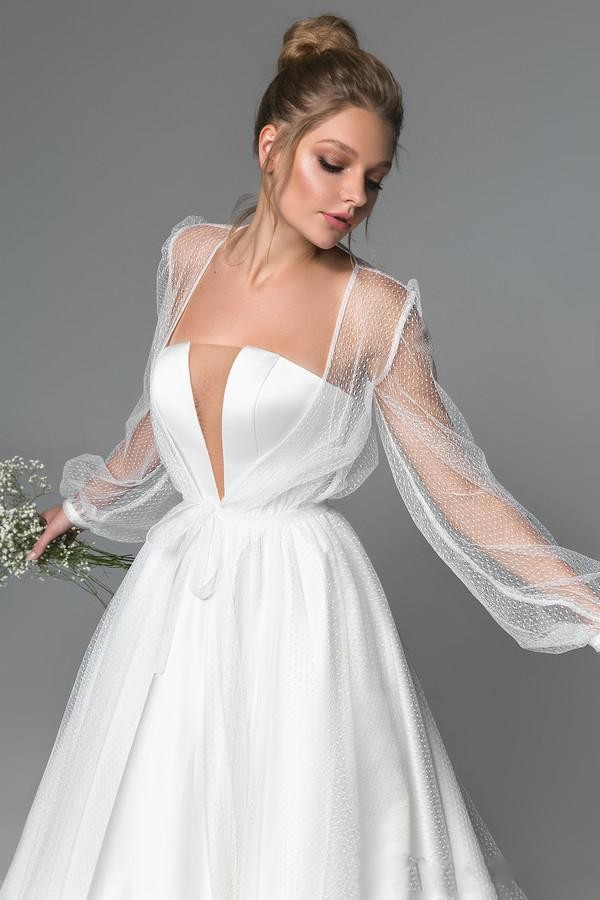 Simple A Cheap Line Dresses With Jacket Satin Strapless Sweep Train Beach Wedding Dress Bridal Gowns Custom Robe De Marie