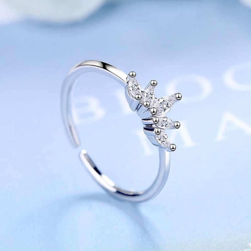 Cluster Rings KOFSAC Charm Women 925 Sterling Silver Engagement Jewelry Fashion Open Size Zircon Crown Ring Lady Anniversary Accessories, Golden;silver
Cluster Rings KOFSAC Charm Women 925 Sterling Silver Engagement Jewelry Fashion Open Size Zircon Crown Ring Lady Anniversary Accessories, Golden;silver