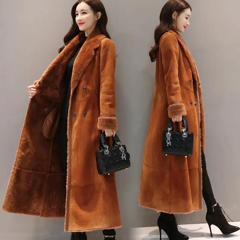 Women's Wool & Blends Women Suit Collar Fur One-Piece Long Coat 2021 Female Winter Buttons Slim Thick Warmth Over-The-Knee Woolen Jackes A59, Caramel colour
Women's Wool & Blends Women Suit Collar Fur One-Piece Long Coat 2021 Female Winter Buttons Slim Thick Warmth Over-The-Knee Woolen Jackes A59, Caramel colour