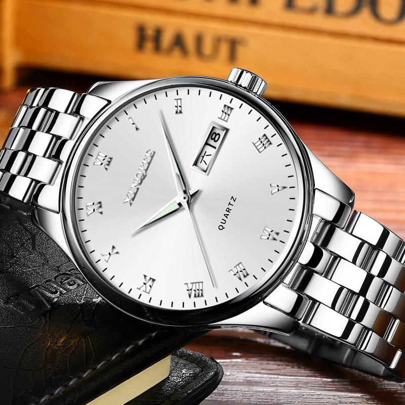 Wristwatches XINQITE Mens Watches Luxury High Quality Quartz In Sports Watch Men Stainless Steel Water Resistant Auto Date Luminous, White white
Wristwatches XINQITE Mens Watches Luxury High Quality Quartz In Sports Watch Men Stainless Steel Water Resistant Auto Date Luminous, White white